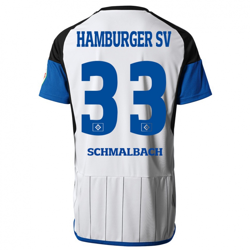 Kandiny Damen Sebastian Schmalbach #33 Weiß Heimtrikot Trikot 2023/24 T-Shirt