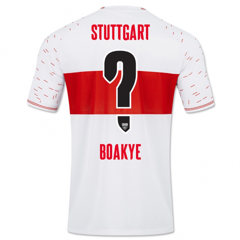 Kandiny Damen Benjamin Boakye #0 Weiß Heimtrikot Trikot 2023/24 T-Shirt