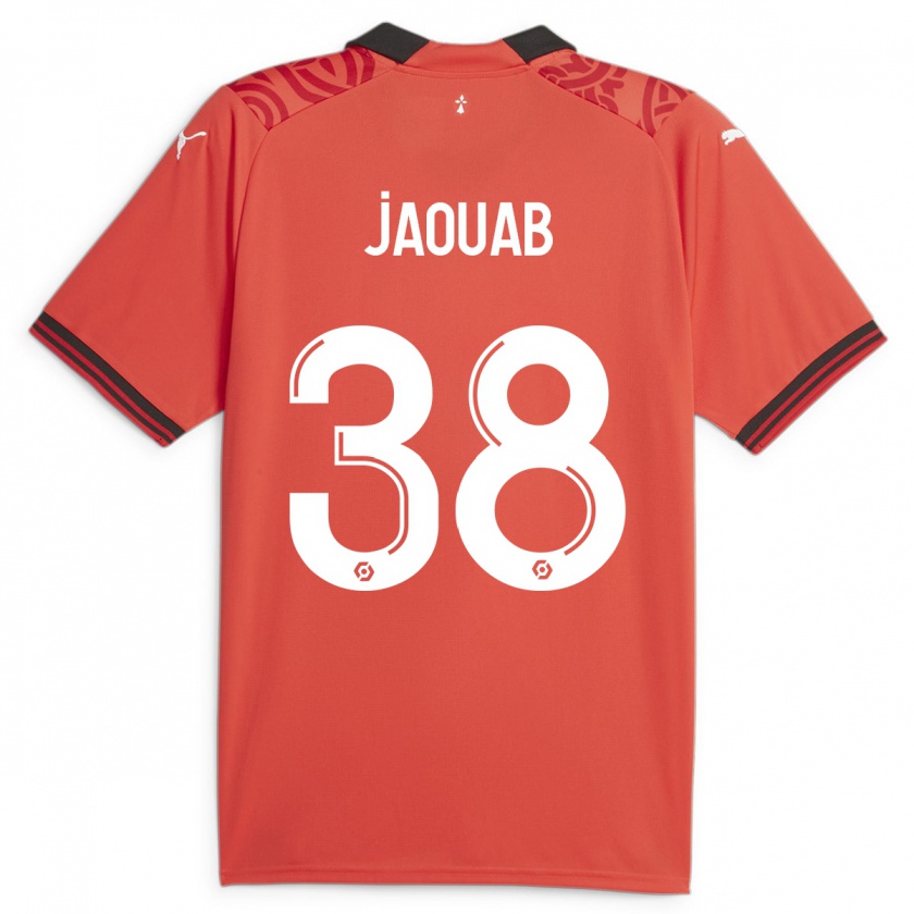 Kandiny Damen Mohamed Jaouab #38 Rot Heimtrikot Trikot 2023/24 T-Shirt