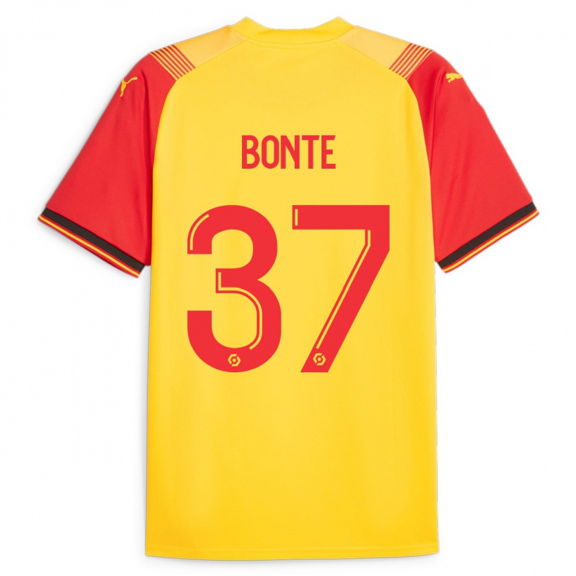 Kandiny Damen Nolan Bonte #37 Gelb Heimtrikot Trikot 2023/24 T-Shirt