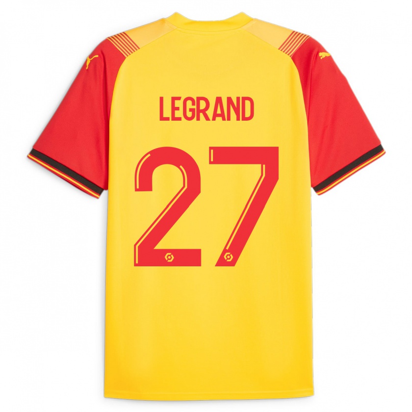 Kandiny Damen Bérénice Legrand #27 Gelb Heimtrikot Trikot 2023/24 T-Shirt