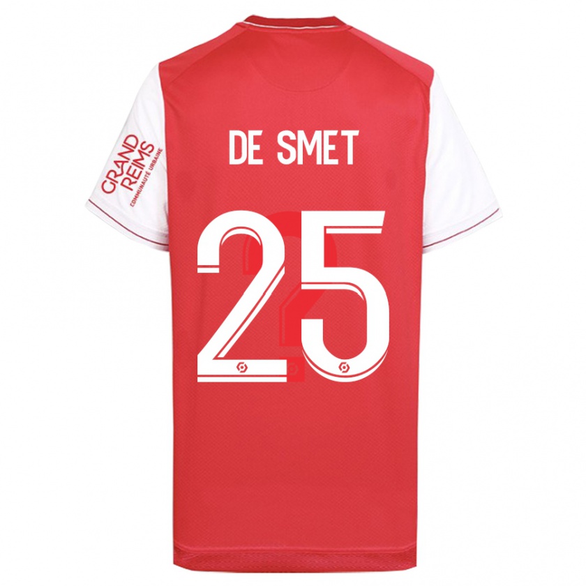 Kandiny Damen Thibault De Smet #25 Rot Heimtrikot Trikot 2023/24 T-Shirt