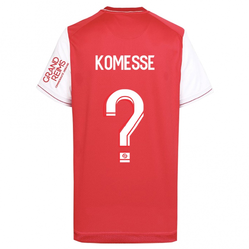 Kandiny Damen Josias Sabone Komesse #0 Rot Heimtrikot Trikot 2023/24 T-Shirt