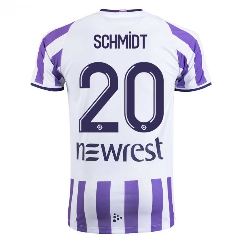 Kandiny Damen Niklas Schmidt #20 Weiß Heimtrikot Trikot 2023/24 T-Shirt