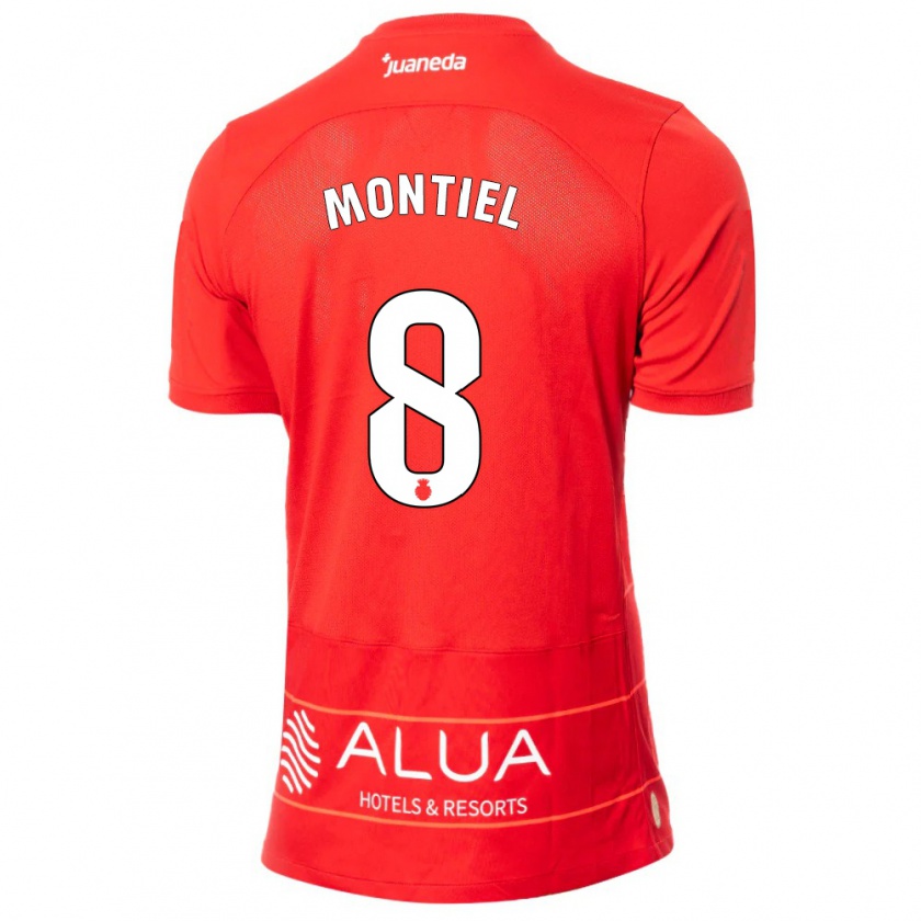 Kandiny Damen Luis Montiel #8 Rot Heimtrikot Trikot 2023/24 T-Shirt