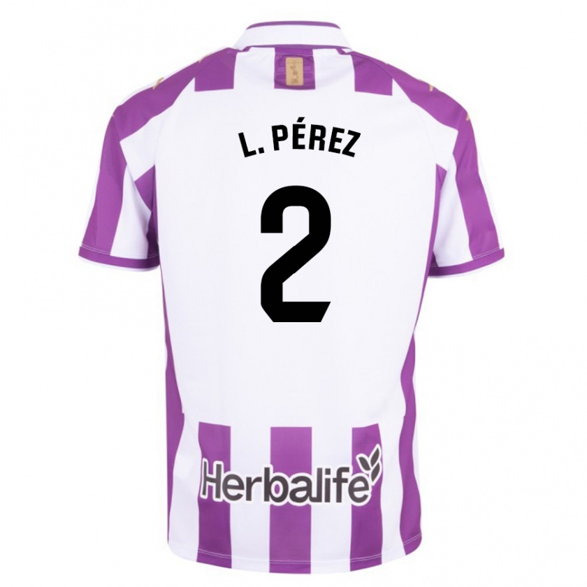 Kandiny Damen Luis Pérez #2 Lila Heimtrikot Trikot 2023/24 T-Shirt