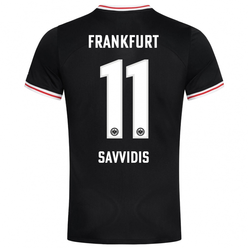 Kandiny Damen Rafail Savvidis #11 Schwarz Auswärtstrikot Trikot 2023/24 T-Shirt