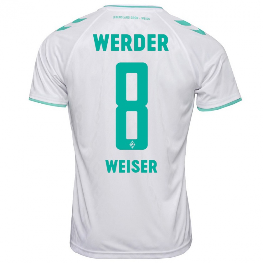 Kandiny Damen Mitchell Weiser #8 Weiß Auswärtstrikot Trikot 2023/24 T-Shirt