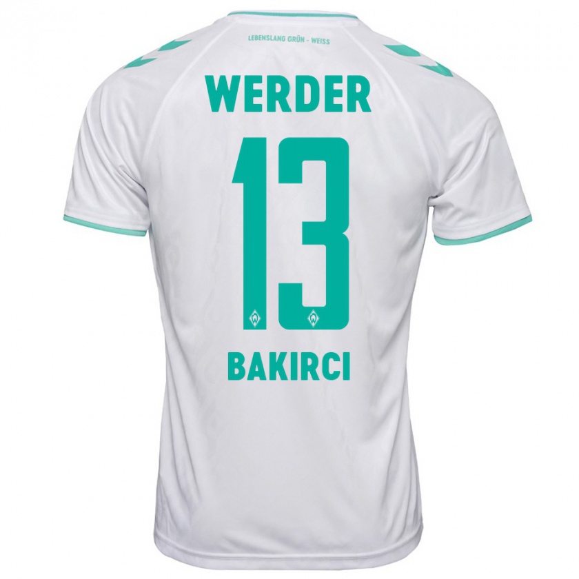 Kandiny Damen Yunus Bakirci #13 Weiß Auswärtstrikot Trikot 2023/24 T-Shirt