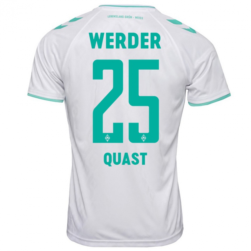 Kandiny Damen Sönke Quast #25 Weiß Auswärtstrikot Trikot 2023/24 T-Shirt