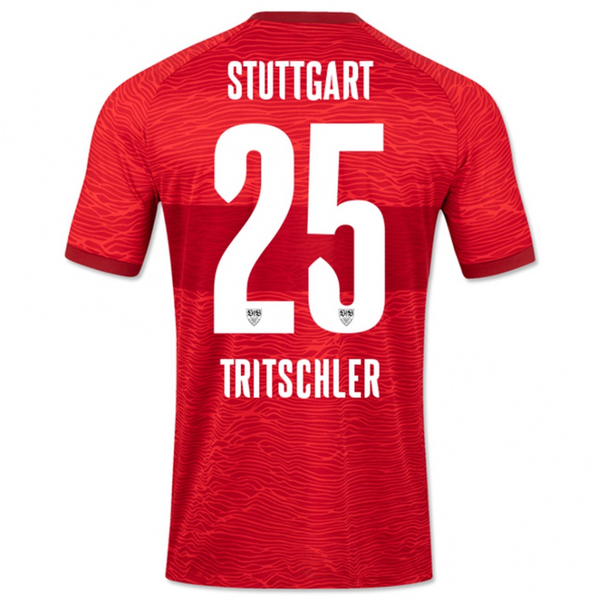 Kandiny Damen David Tritschler #25 Rot Auswärtstrikot Trikot 2023/24 T-Shirt