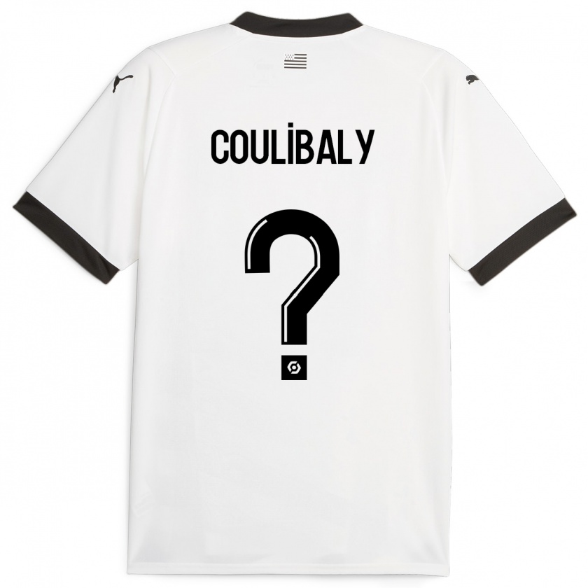 Kandiny Damen Joël Coulibaly #0 Weiß Auswärtstrikot Trikot 2023/24 T-Shirt