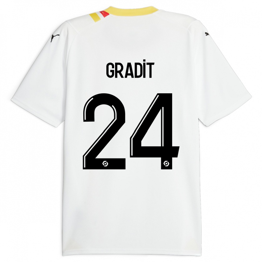 Kandiny Damen Jonathan Gradit #24 Schwarz Auswärtstrikot Trikot 2023/24 T-Shirt