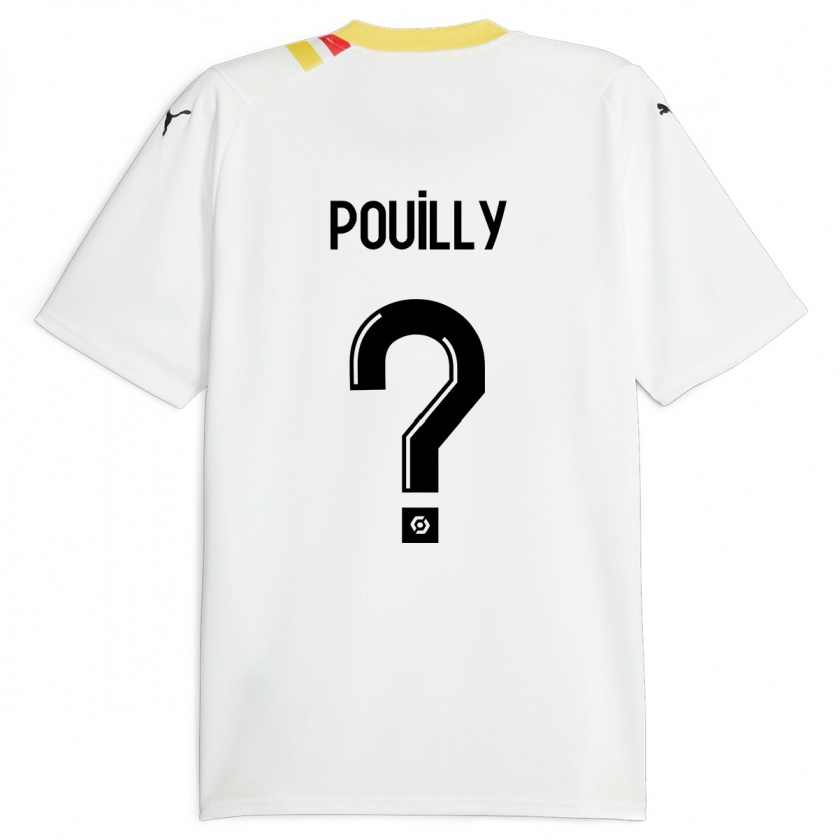 Kandiny Damen Tom Pouilly #0 Schwarz Auswärtstrikot Trikot 2023/24 T-Shirt