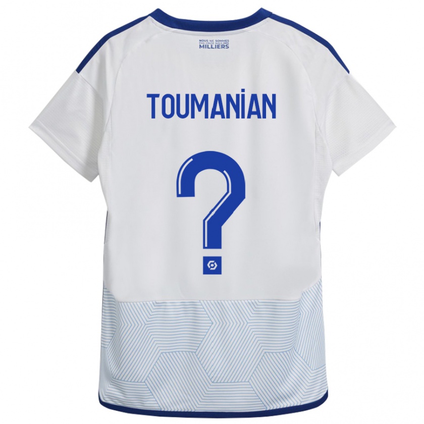 Kandiny Damen Anthony Toumanian #0 Weiß Auswärtstrikot Trikot 2023/24 T-Shirt