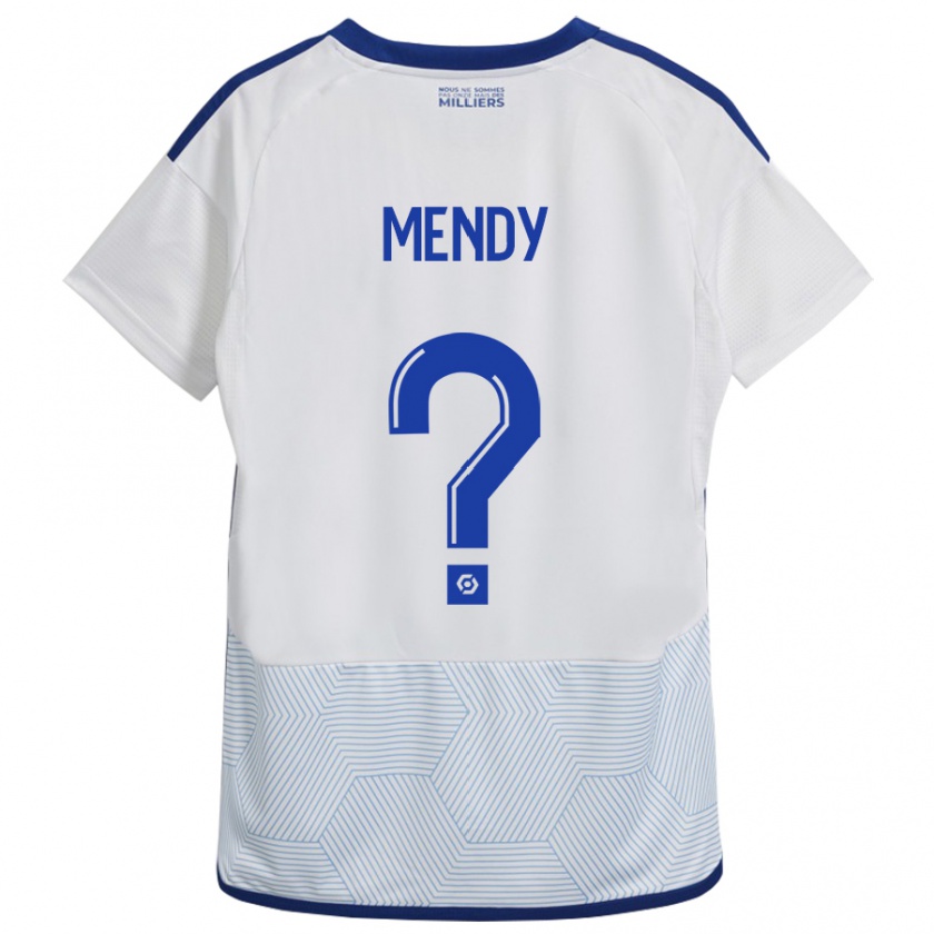 Kandiny Damen François Mendy #0 Weiß Auswärtstrikot Trikot 2023/24 T-Shirt