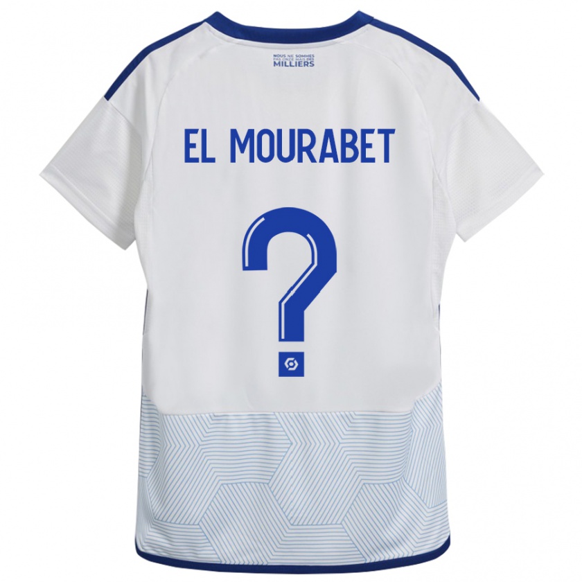 Kandiny Damen Samir El Mourabet #0 Weiß Auswärtstrikot Trikot 2023/24 T-Shirt