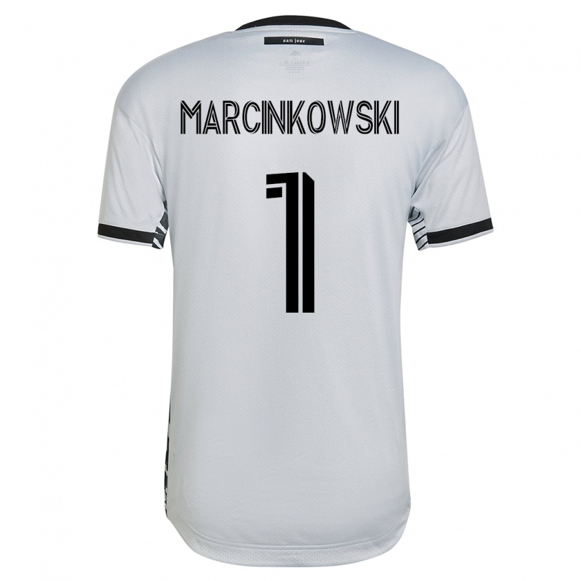 Kandiny Damen Jt Marcinkowski #1 Weiß Auswärtstrikot Trikot 2023/24 T-Shirt