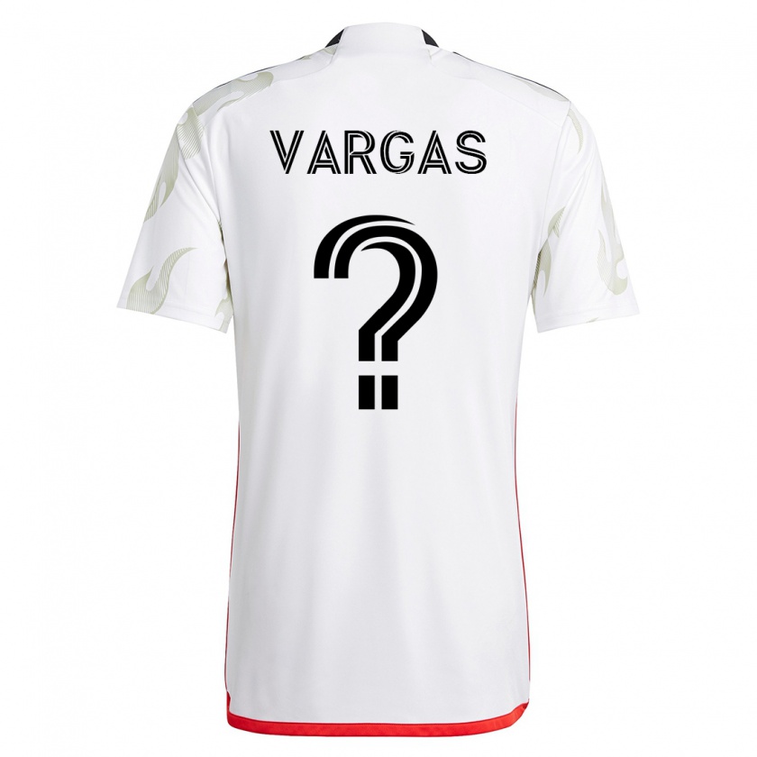 Kandiny Damen Nayrobi Vargas #0 Weiß Auswärtstrikot Trikot 2023/24 T-Shirt