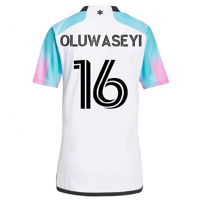 Kandiny Damen Tani Oluwaseyi #16 Weiß Auswärtstrikot Trikot 2023/24 T-Shirt