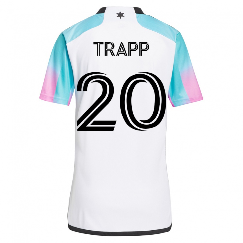 Kandiny Damen Wil Trapp #20 Weiß Auswärtstrikot Trikot 2023/24 T-Shirt
