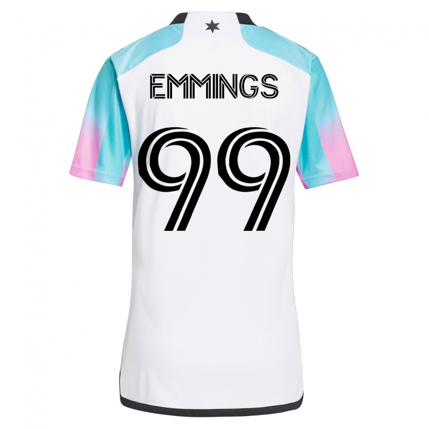 Kandiny Damen Fred Emmings #99 Weiß Auswärtstrikot Trikot 2023/24 T-Shirt