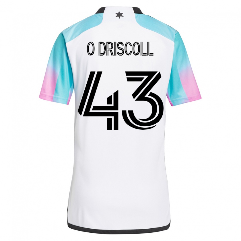Kandiny Damen Rory O'driscoll #43 Weiß Auswärtstrikot Trikot 2023/24 T-Shirt
