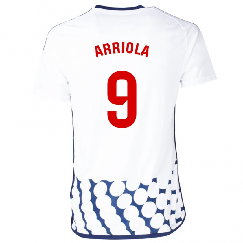 Kandiny Damen Marcos Arriola #9 Weiß Auswärtstrikot Trikot 2023/24 T-Shirt