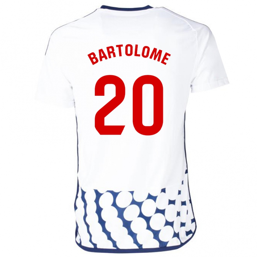 Kandiny Damen Diego Bartolomé #20 Weiß Auswärtstrikot Trikot 2023/24 T-Shirt