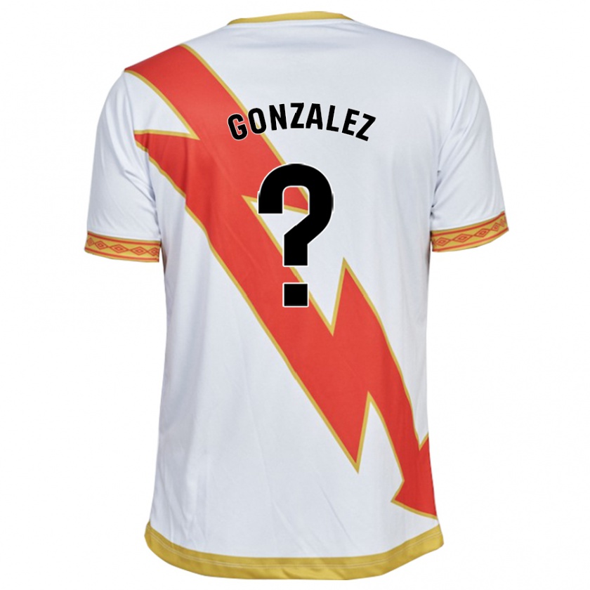 Kandiny Kinder Aitor González #0 Weiß Heimtrikot Trikot 2023/24 T-Shirt