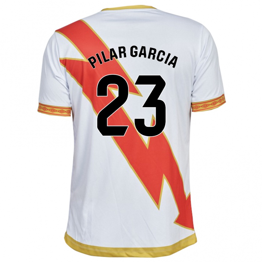 Kandiny Kinder María Pilar García Villalba #23 Weiß Heimtrikot Trikot 2023/24 T-Shirt