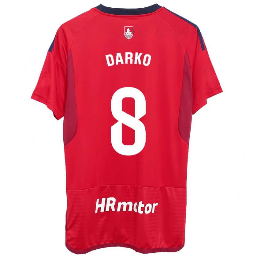 Kandiny Kinder Darko Brasanac #8 Rot Heimtrikot Trikot 2023/24 T-Shirt