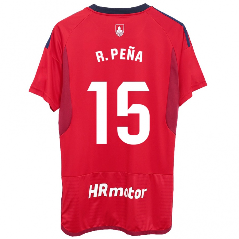 Kandiny Kinder Rubén Peña #15 Rot Heimtrikot Trikot 2023/24 T-Shirt