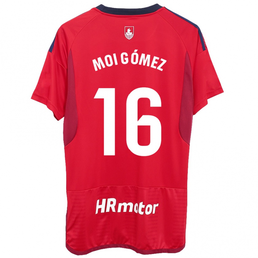 Kandiny Kinder Moi Gómez #16 Rot Heimtrikot Trikot 2023/24 T-Shirt