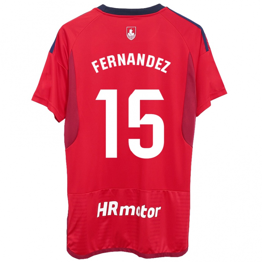 Kandiny Kinder Leyre Fernández Sánchez #15 Rot Heimtrikot Trikot 2023/24 T-Shirt