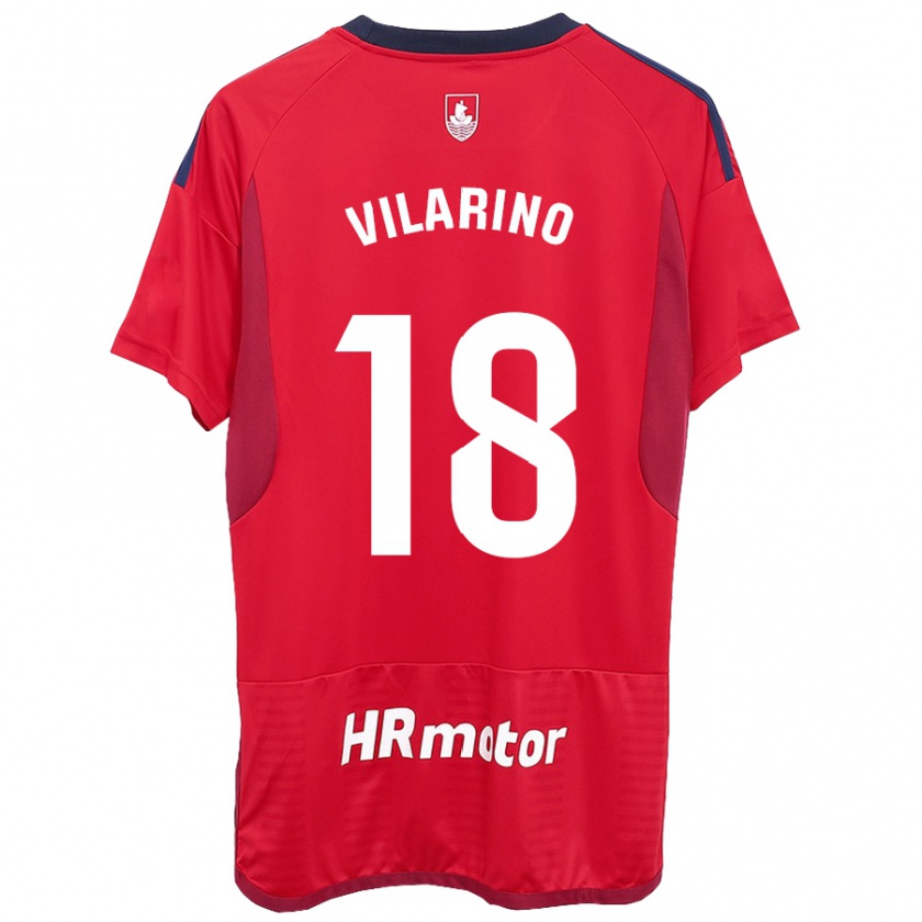 Kandiny Kinder Maitane Vilariño #18 Rot Heimtrikot Trikot 2023/24 T-Shirt