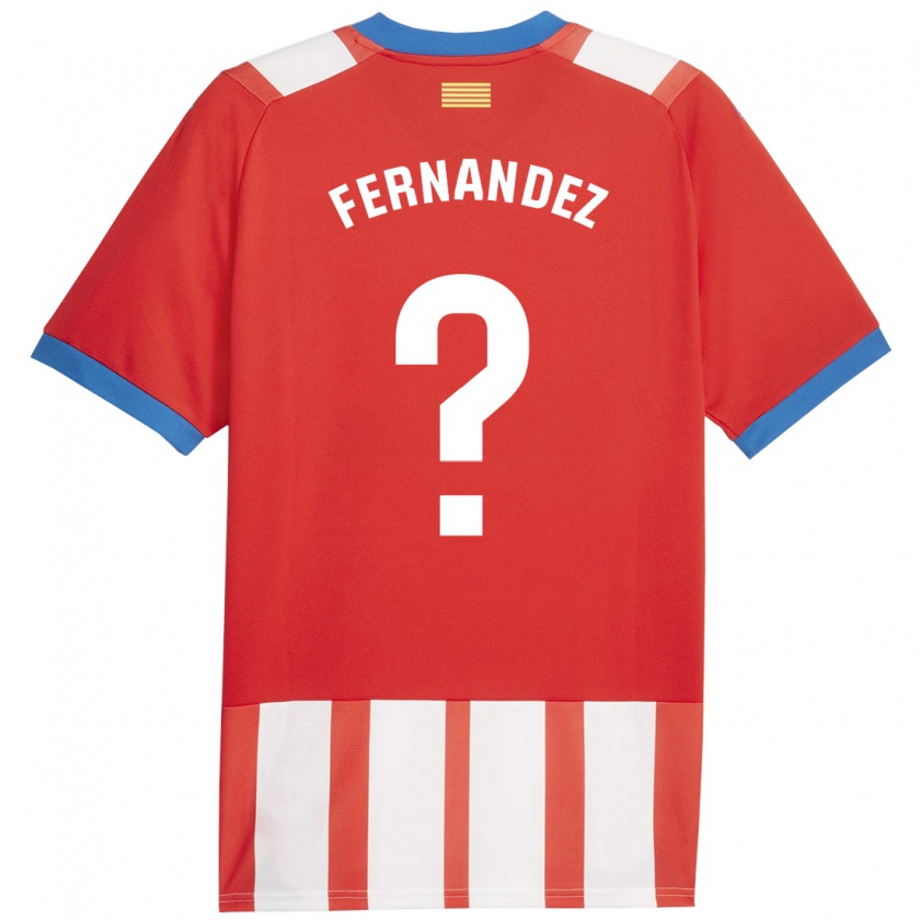 Kandiny Kinder Marc Fernández #0 Rot-Weiss Heimtrikot Trikot 2023/24 T-Shirt