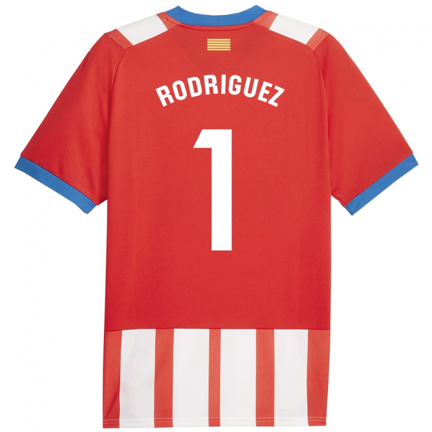 Kandiny Kinder Maria Rodríguez #1 Rot-Weiss Heimtrikot Trikot 2023/24 T-Shirt