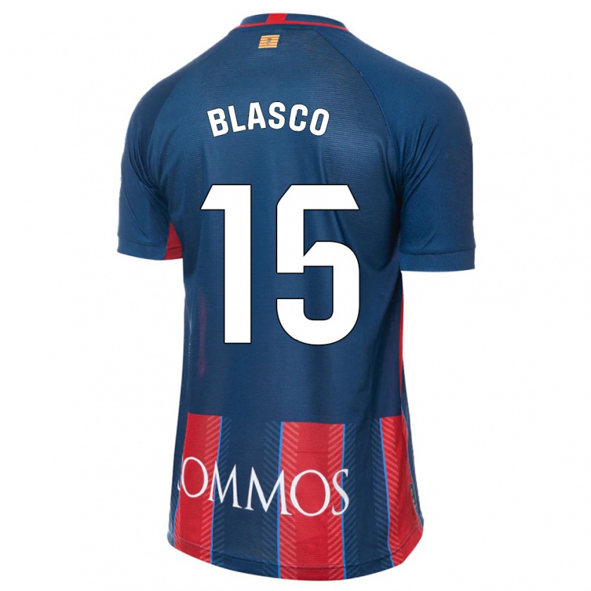 Kandiny Kinder Jérémy Blasco #15 Marine Heimtrikot Trikot 2023/24 T-Shirt