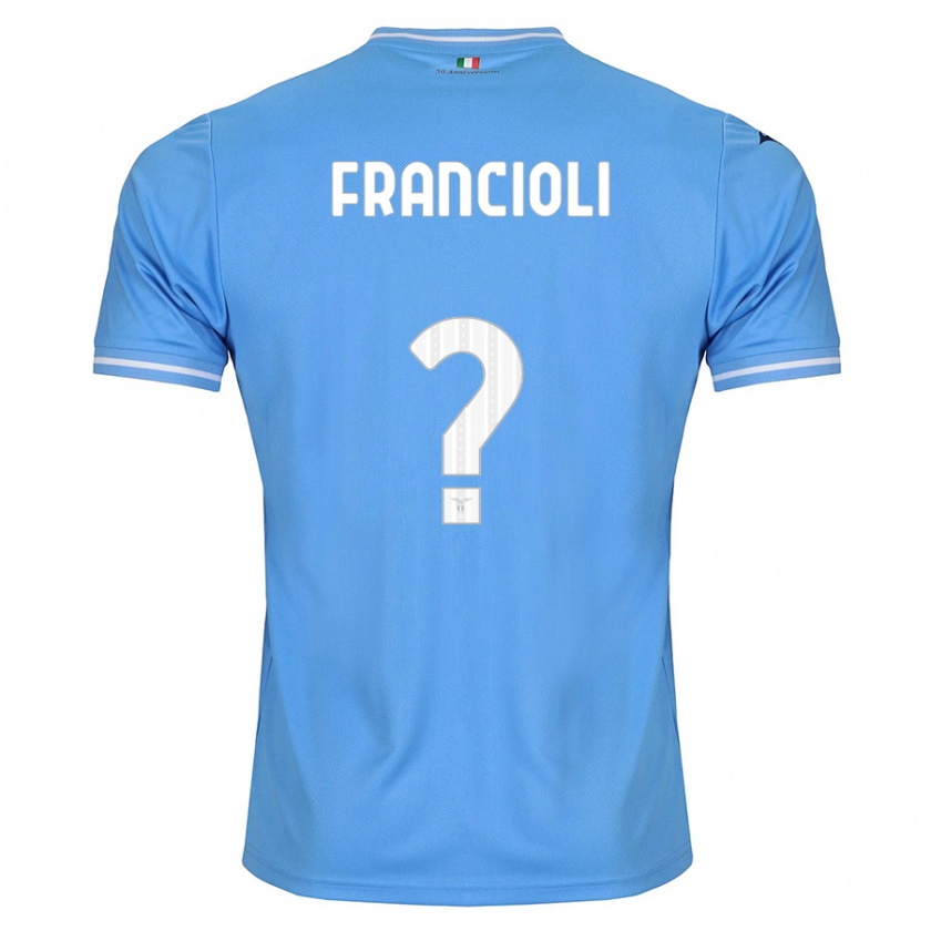 Kandiny Kinder Diego Francioli #0 Blau Heimtrikot Trikot 2023/24 T-Shirt