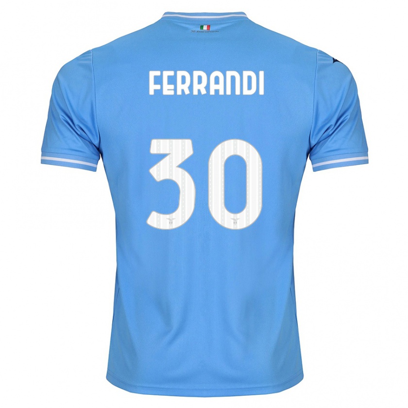 Kandiny Kinder Giulia Ferrandi #30 Blau Heimtrikot Trikot 2023/24 T-Shirt