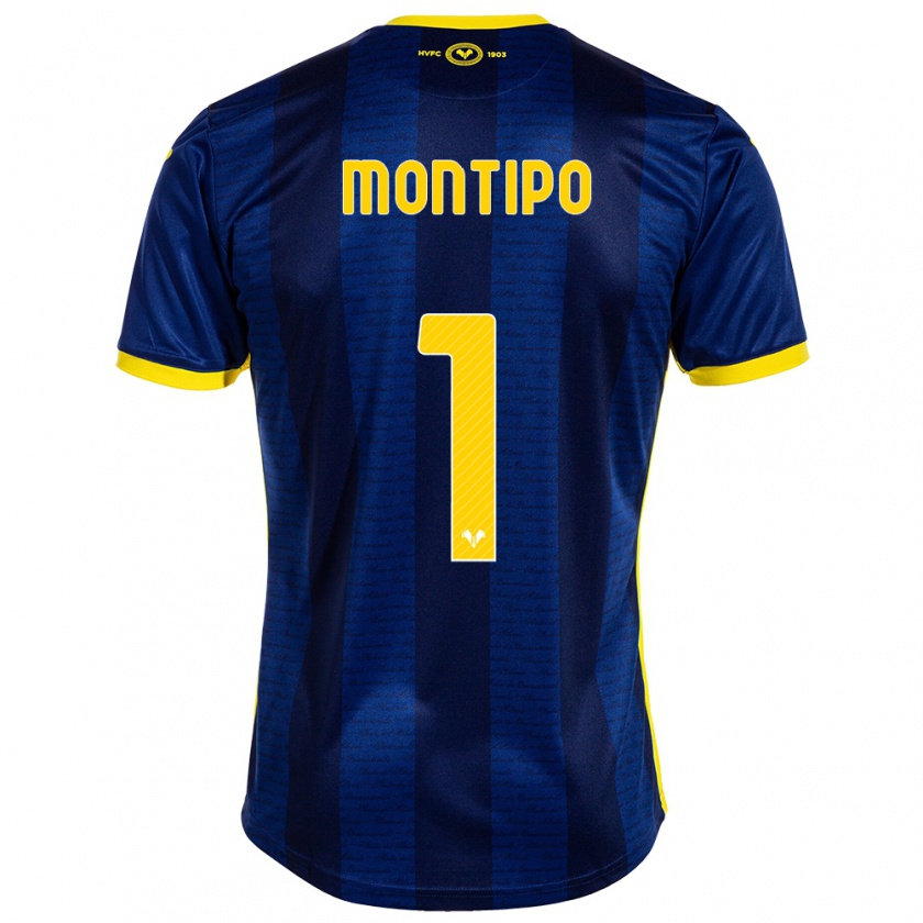 Kandiny Kinder Lorenzo Montipò #1 Marine Heimtrikot Trikot 2023/24 T-Shirt