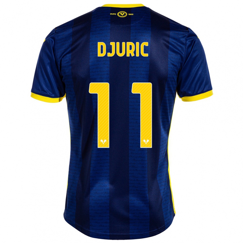 Kandiny Kinder Milan Djuric #11 Marine Heimtrikot Trikot 2023/24 T-Shirt