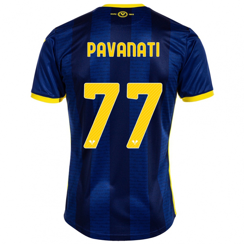 Kandiny Kinder Alessandro Pavanati #77 Marine Heimtrikot Trikot 2023/24 T-Shirt