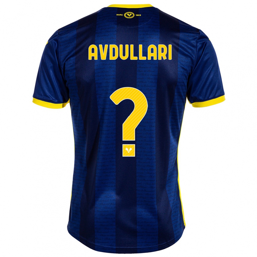 Kandiny Kinder Davide Avdullari #0 Marine Heimtrikot Trikot 2023/24 T-Shirt