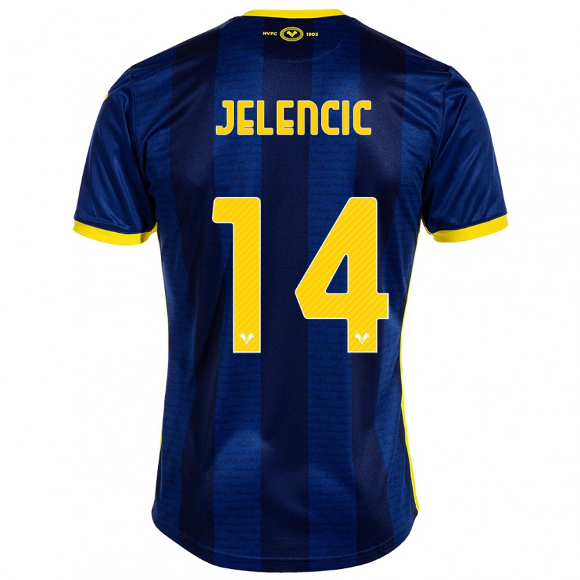 Kandiny Kinder Ana Jelencic #14 Marine Heimtrikot Trikot 2023/24 T-Shirt