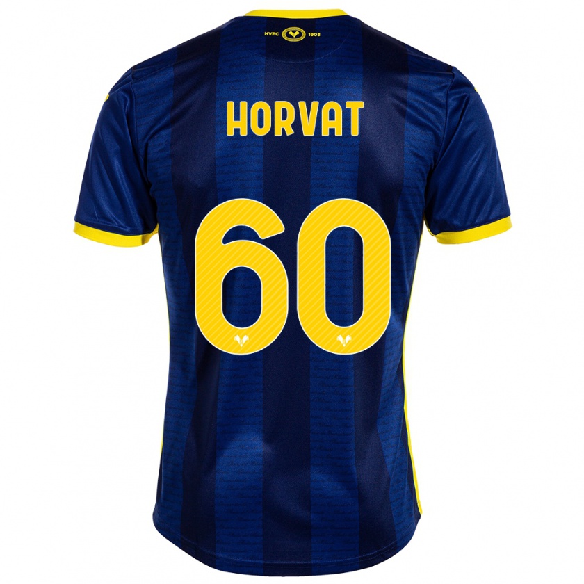 Kandiny Kinder Mihaela Horvat #60 Marine Heimtrikot Trikot 2023/24 T-Shirt