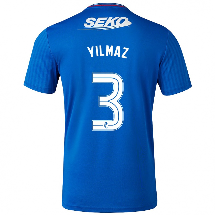 Kandiny Kinder Rıdvan Yılmaz #3 Blau Heimtrikot Trikot 2023/24 T-Shirt