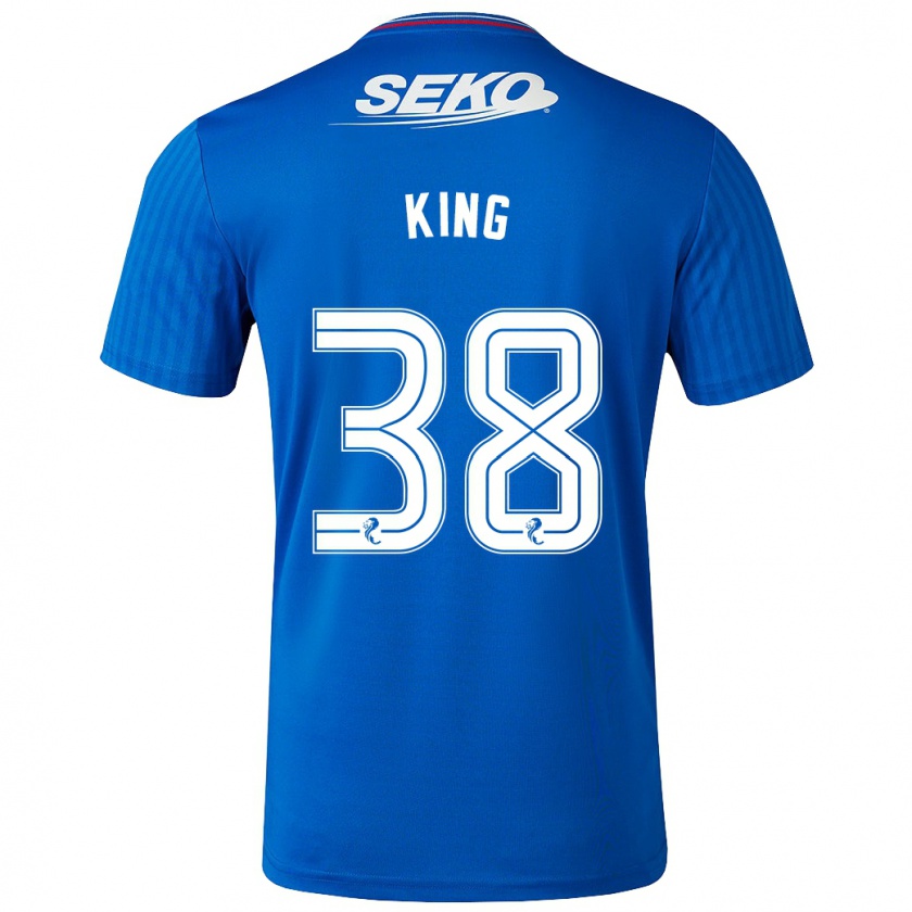 Kandiny Kinder Leon King #38 Blau Heimtrikot Trikot 2023/24 T-Shirt