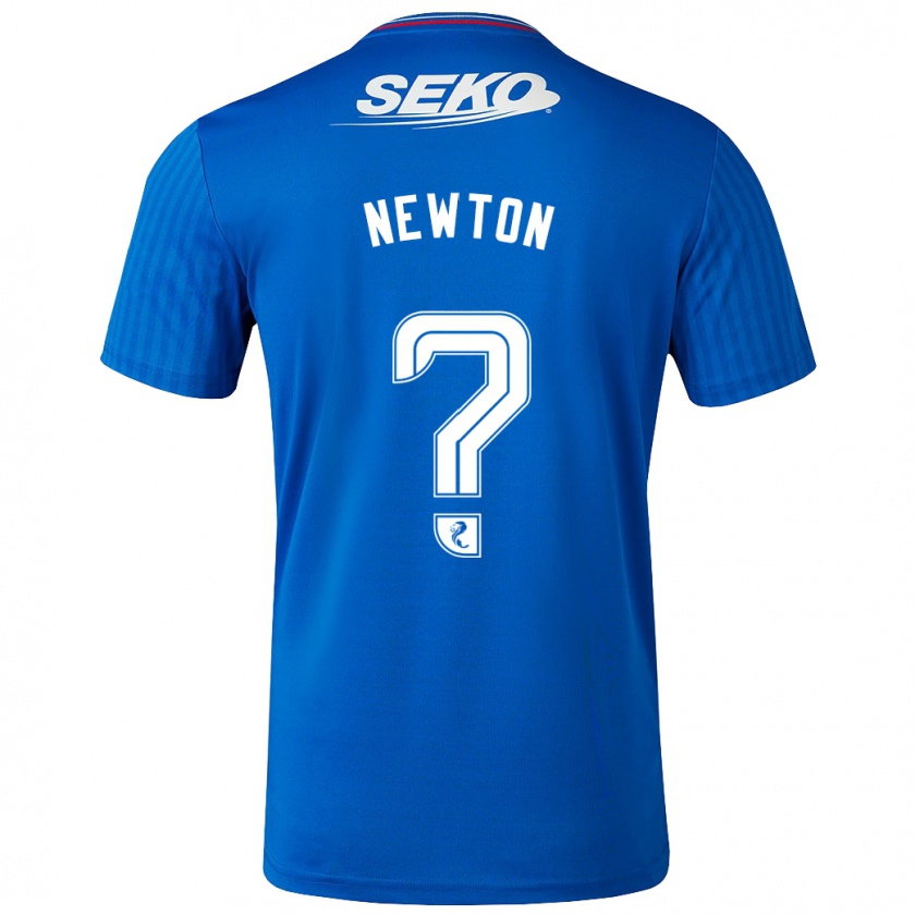 Kandiny Kinder Jamie Newton #0 Blau Heimtrikot Trikot 2023/24 T-Shirt